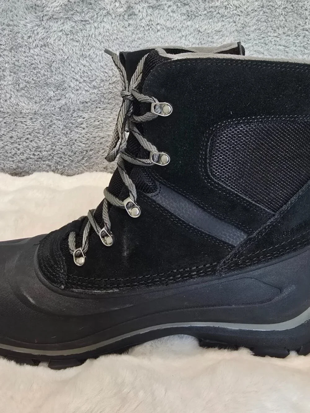 Sorel Buxton Lace Snow / Duck Boot Black Quarry Men's Size 11 NEW NM2737-010